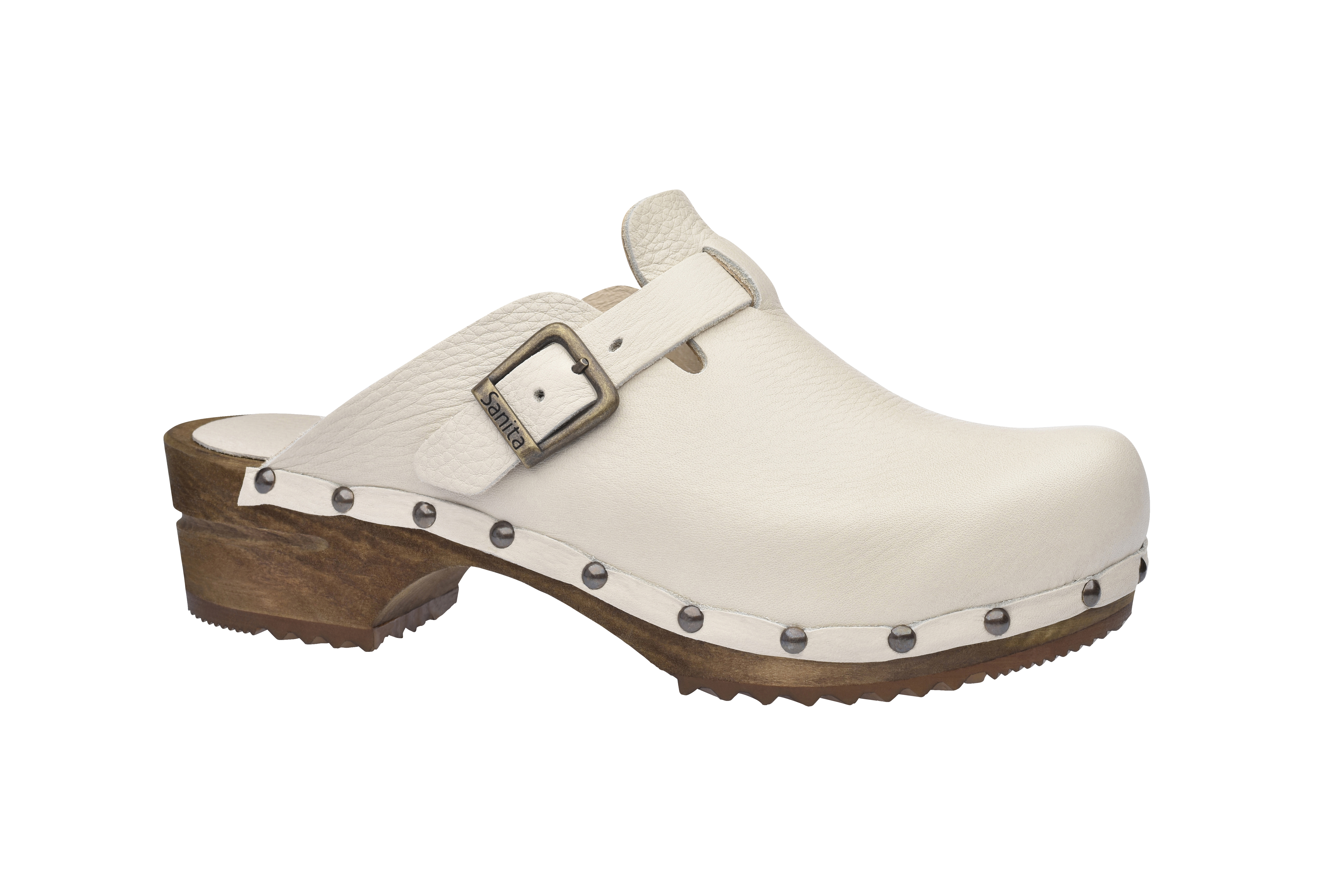 Sanita Wood Kristel Open Hvid
