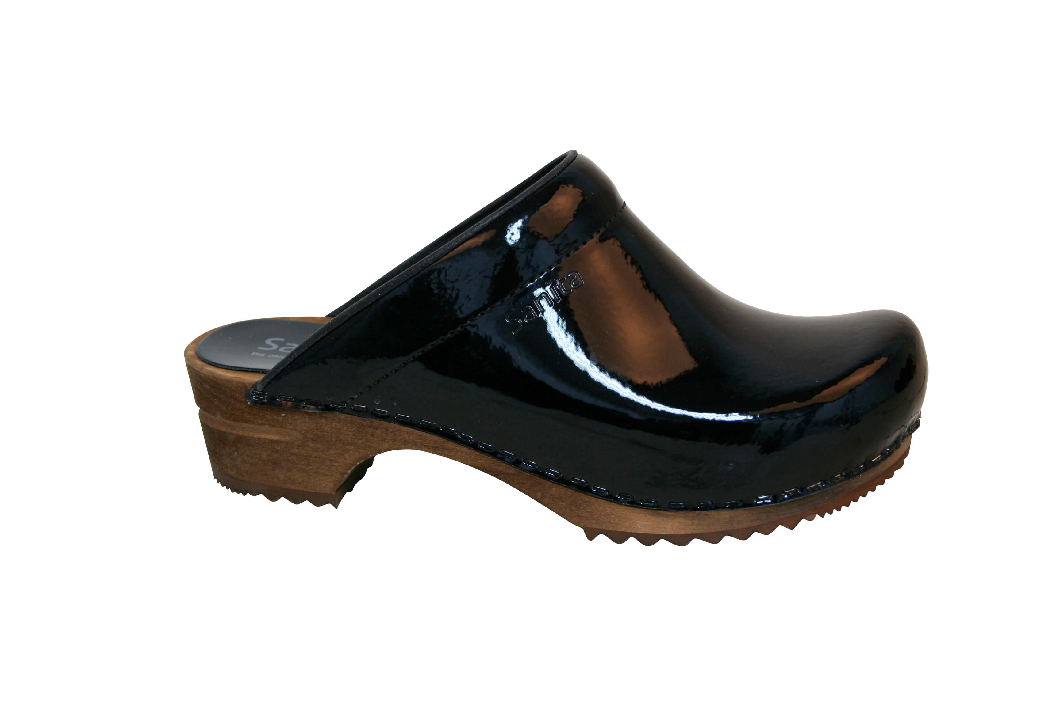 Sanita Wood Classic Patent Open Sort