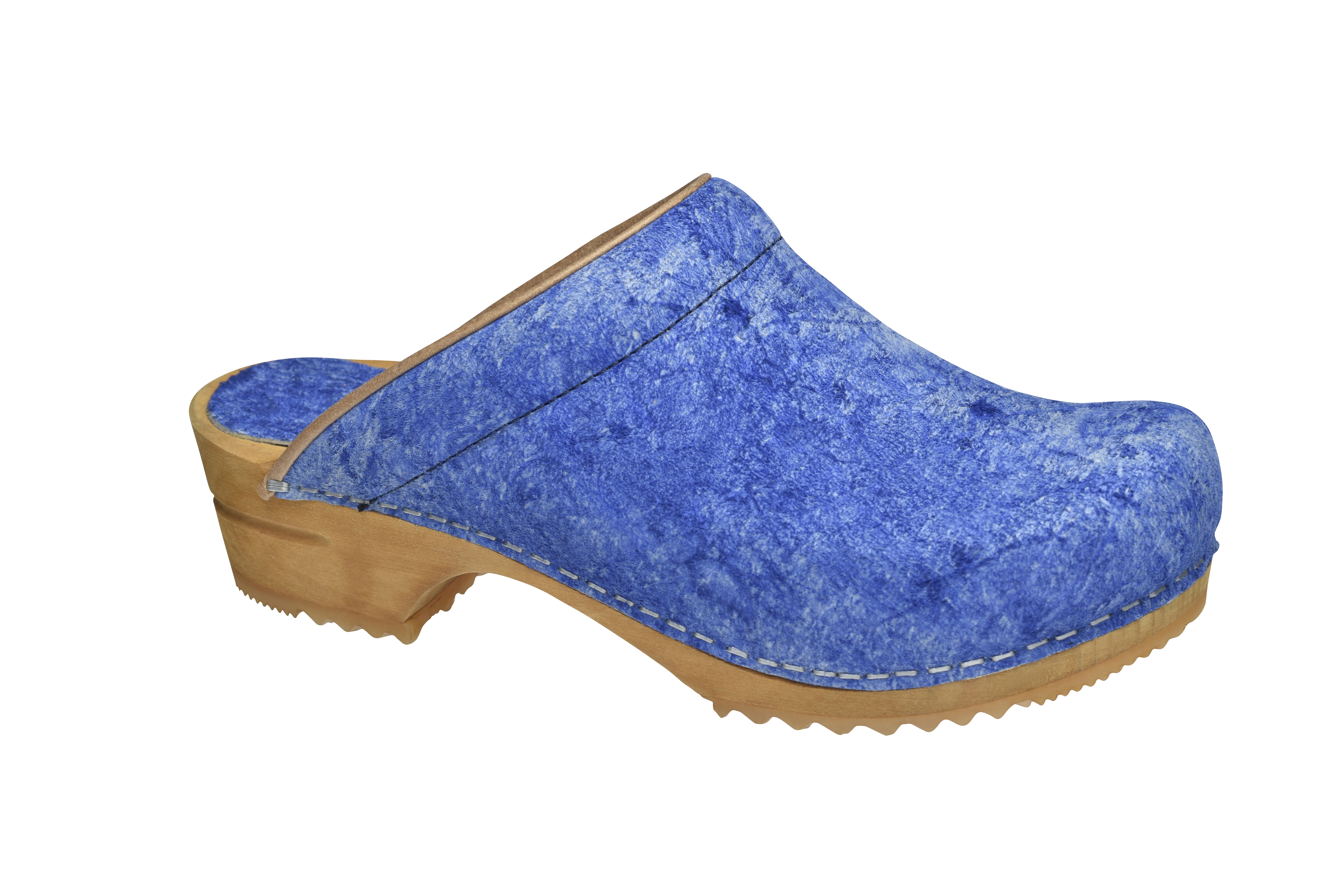 Sanita Wood Hairy Open Blue