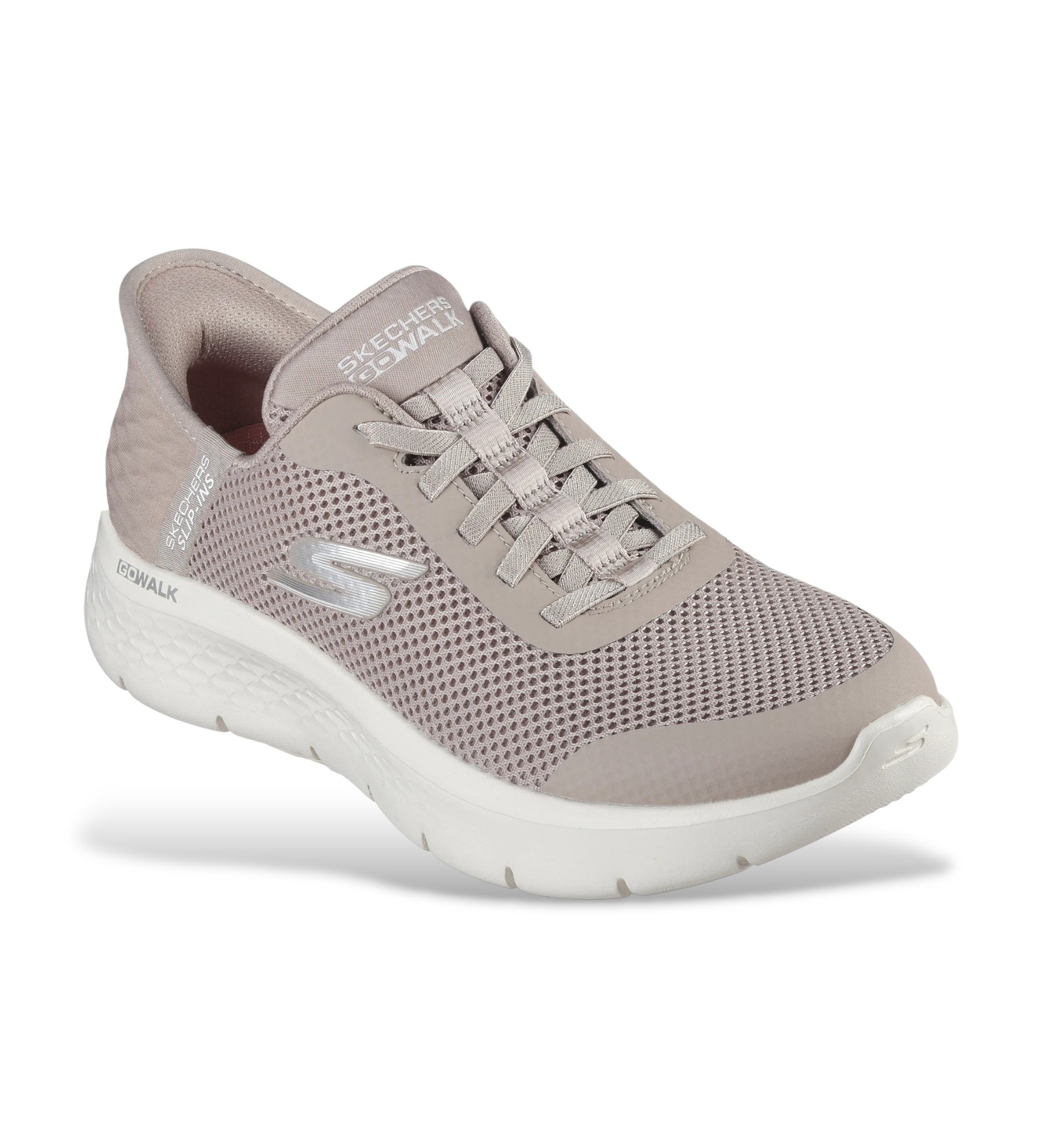 SKECHERS WOMENS GO WALK FLEX TAUPE