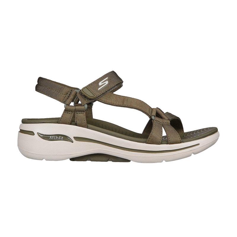 SKECHERS GO WALK SANDAL GRØN