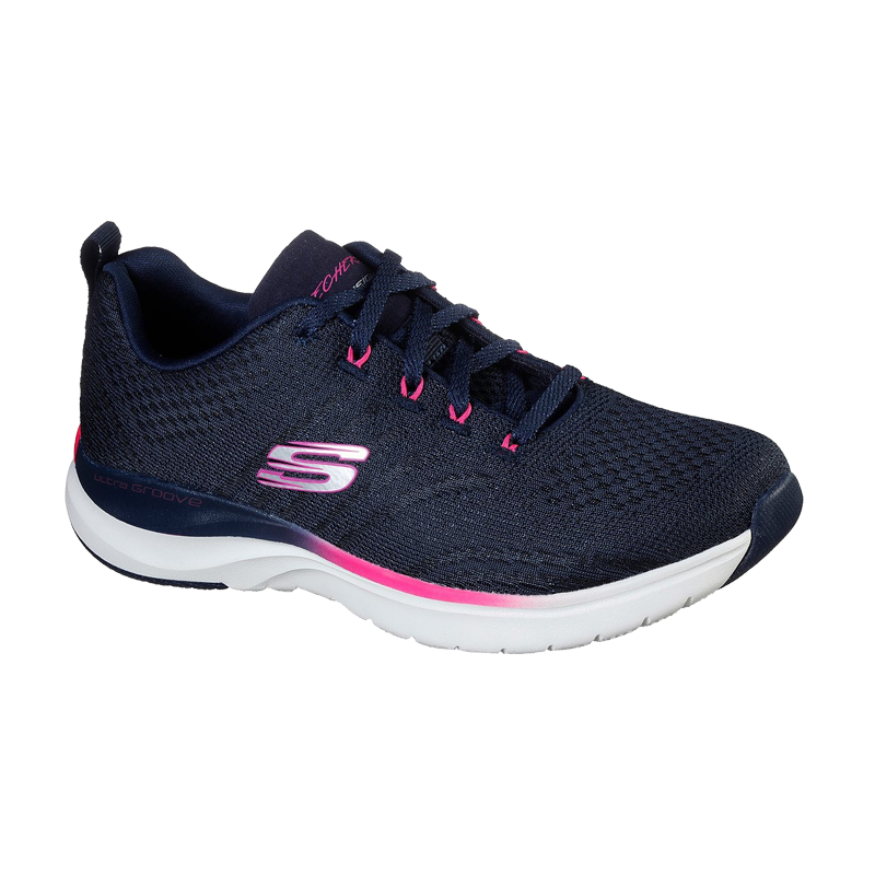 SKECHERS WOMENS ULTRA GROVE BLÅ