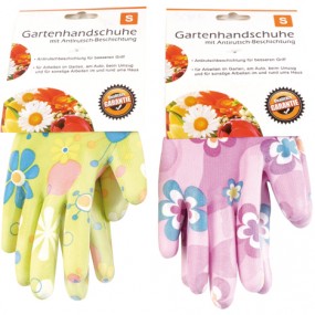 Havehandsker Dame M/Blomster