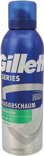 Gillette Barberskum Sart 200 ml.