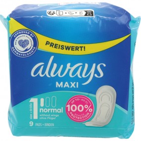 Always Maxi Classic Normal 9 Stk.