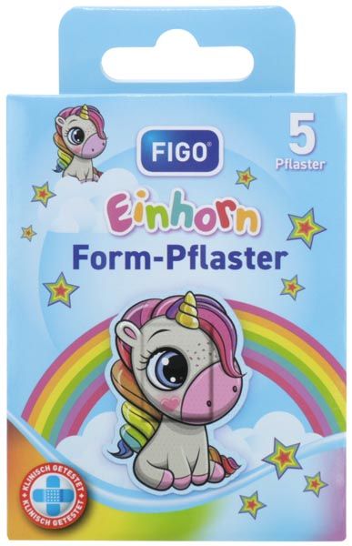 Figo Børneplaster Enhjørning 5 stk.