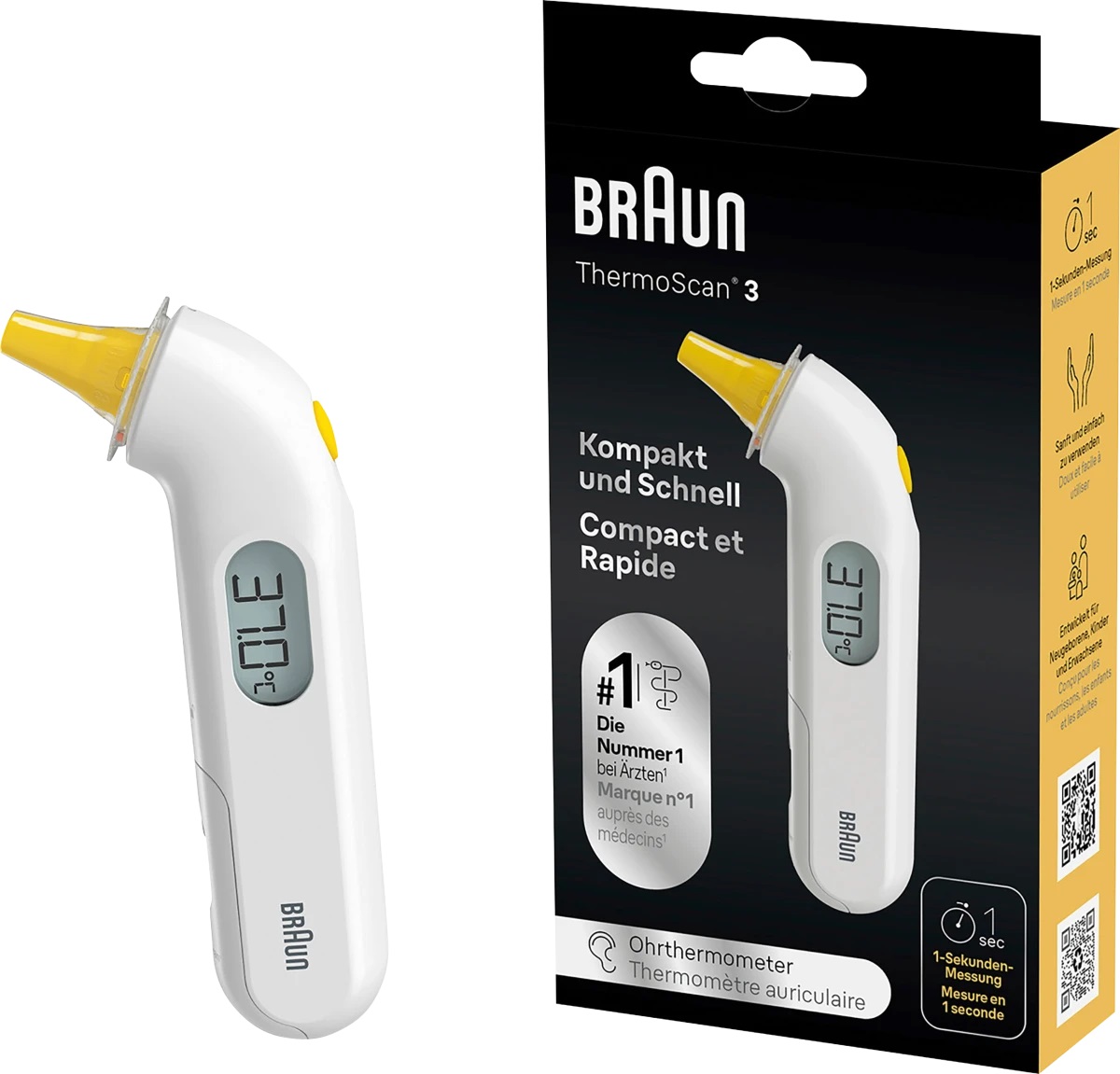 Braun Thermoscan 3 Øretermometer