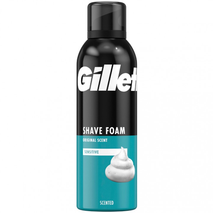 Gillette Barberskum Sensitive 200