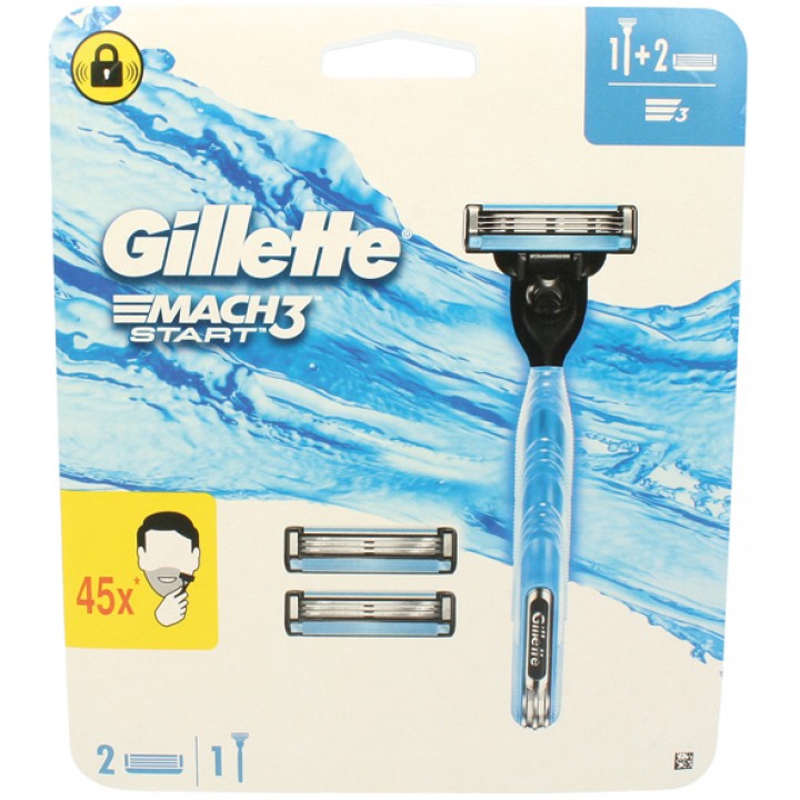 Gillette Mach3 Skraber & 3 Blade