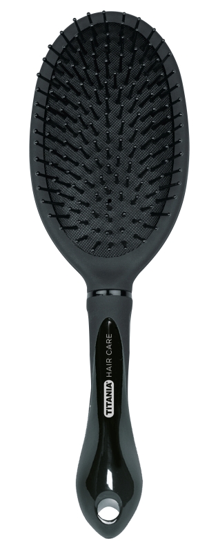 Titania Børste Oval Sort