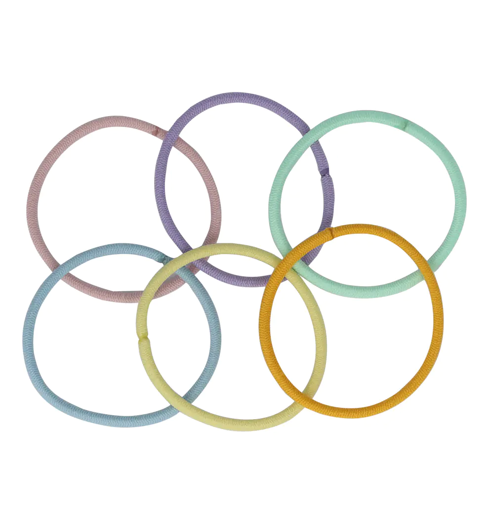 Titania Hårelastik Pastel Tynde 18 stk.