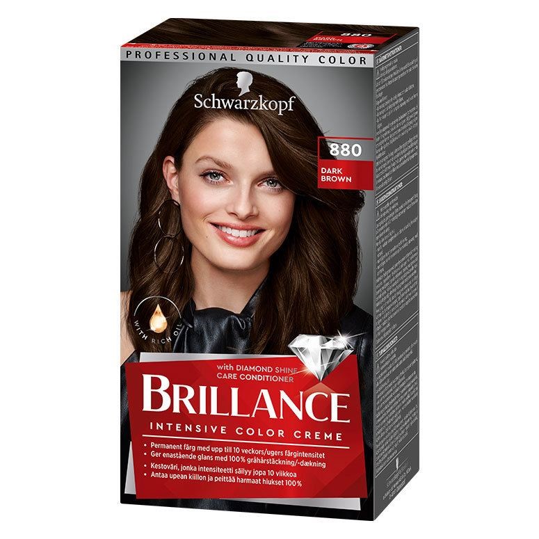 Poly Brillance Mørkebrun 880