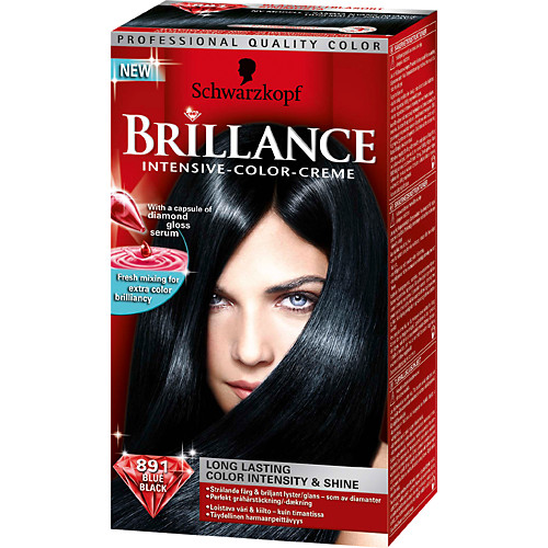 Poly Brillance Blåsort   891