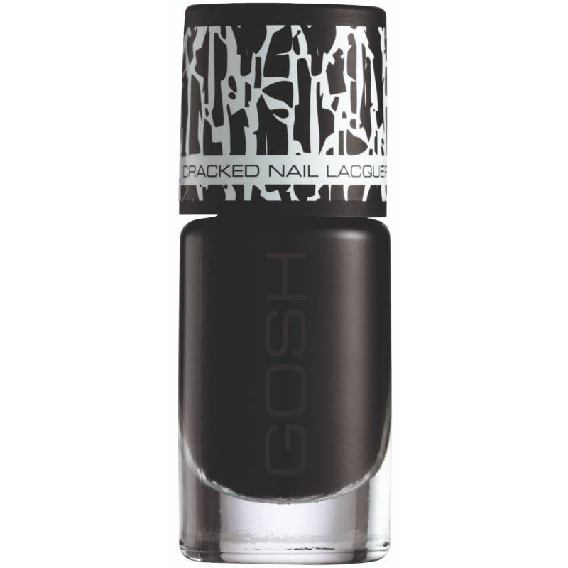 Gosh Cracked Neglelak Black 01