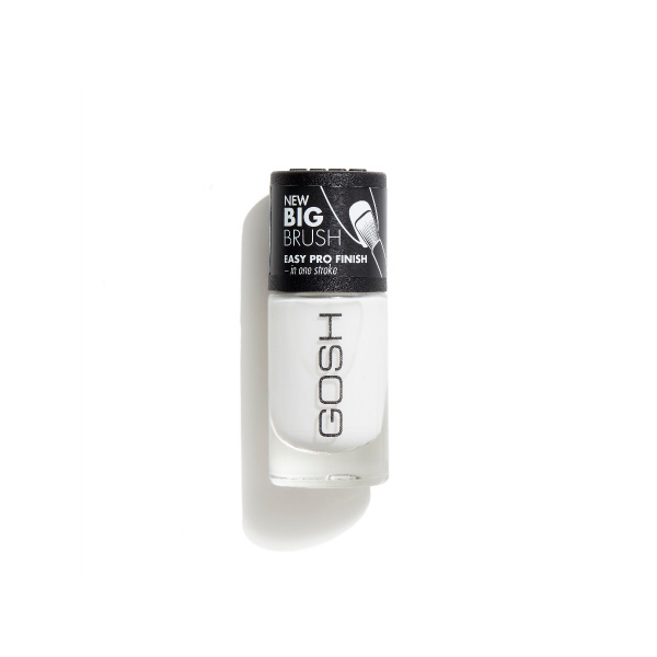 Gosh Big Brush Neglelak Snow White 634