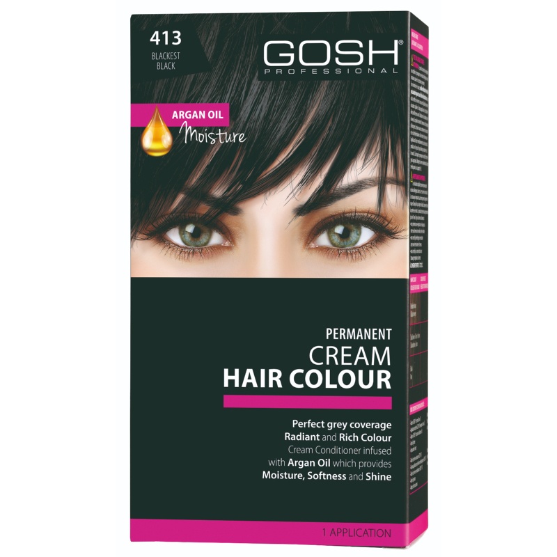 Gosh Hair Blackest Black 413