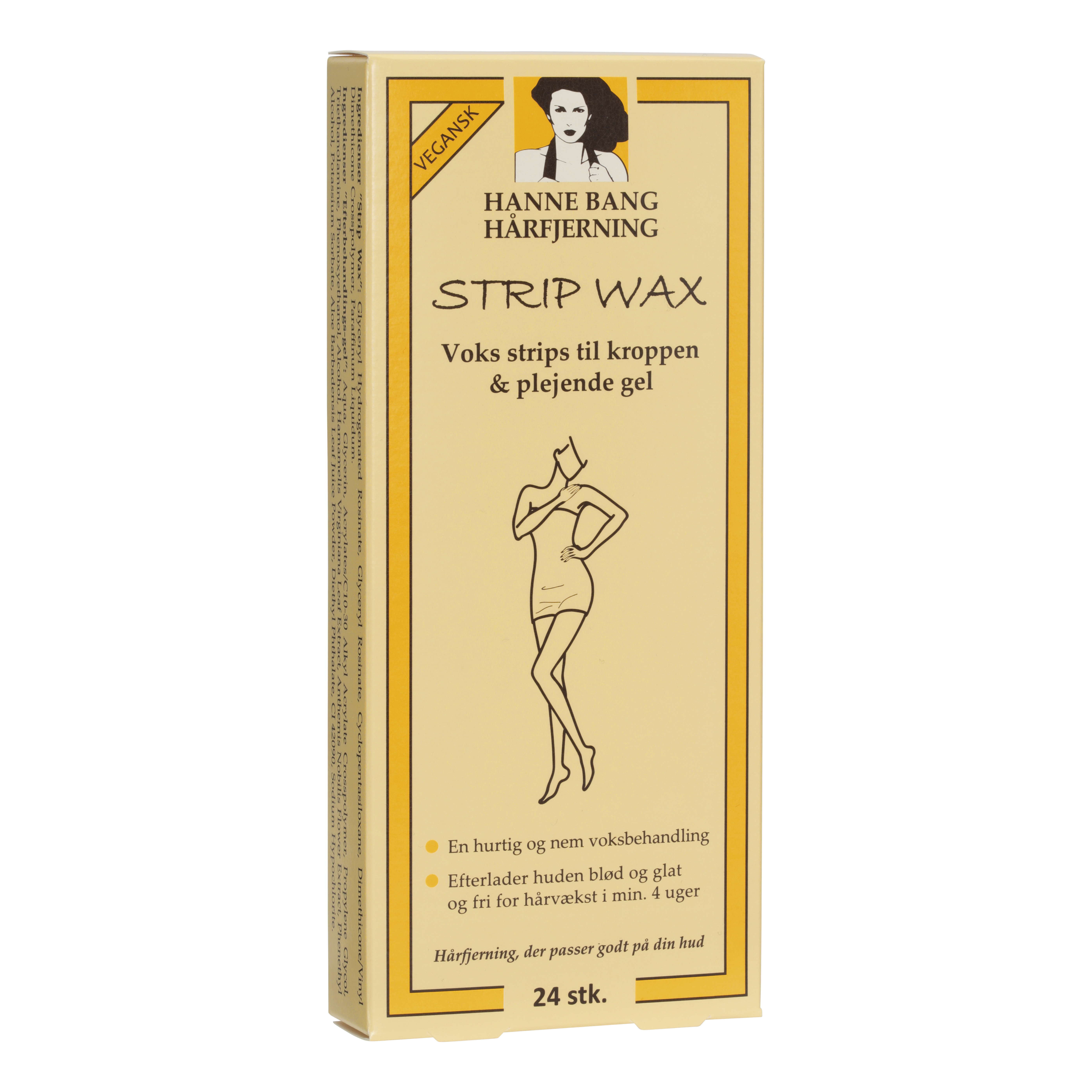 H.B. Strip-Wax t/kroppen 24 stk.