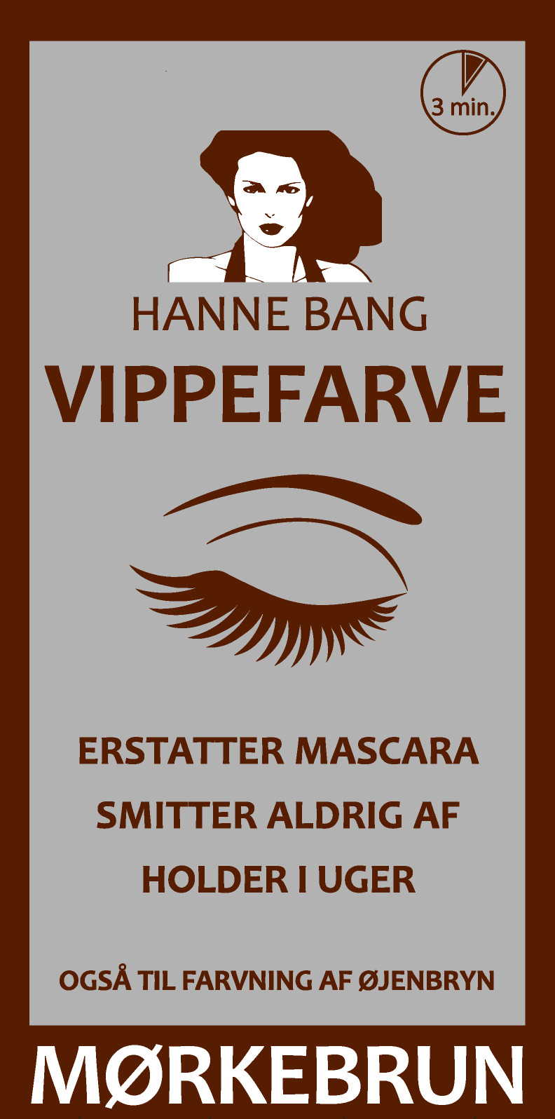 H.B. Vippefarve Mørkebrun