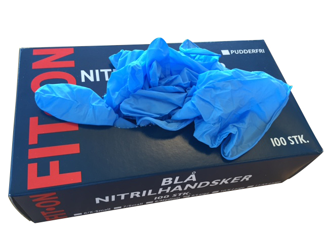 Nitrilhandske 100 Stk  Large