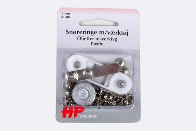 Snøreringe M/Værktøj