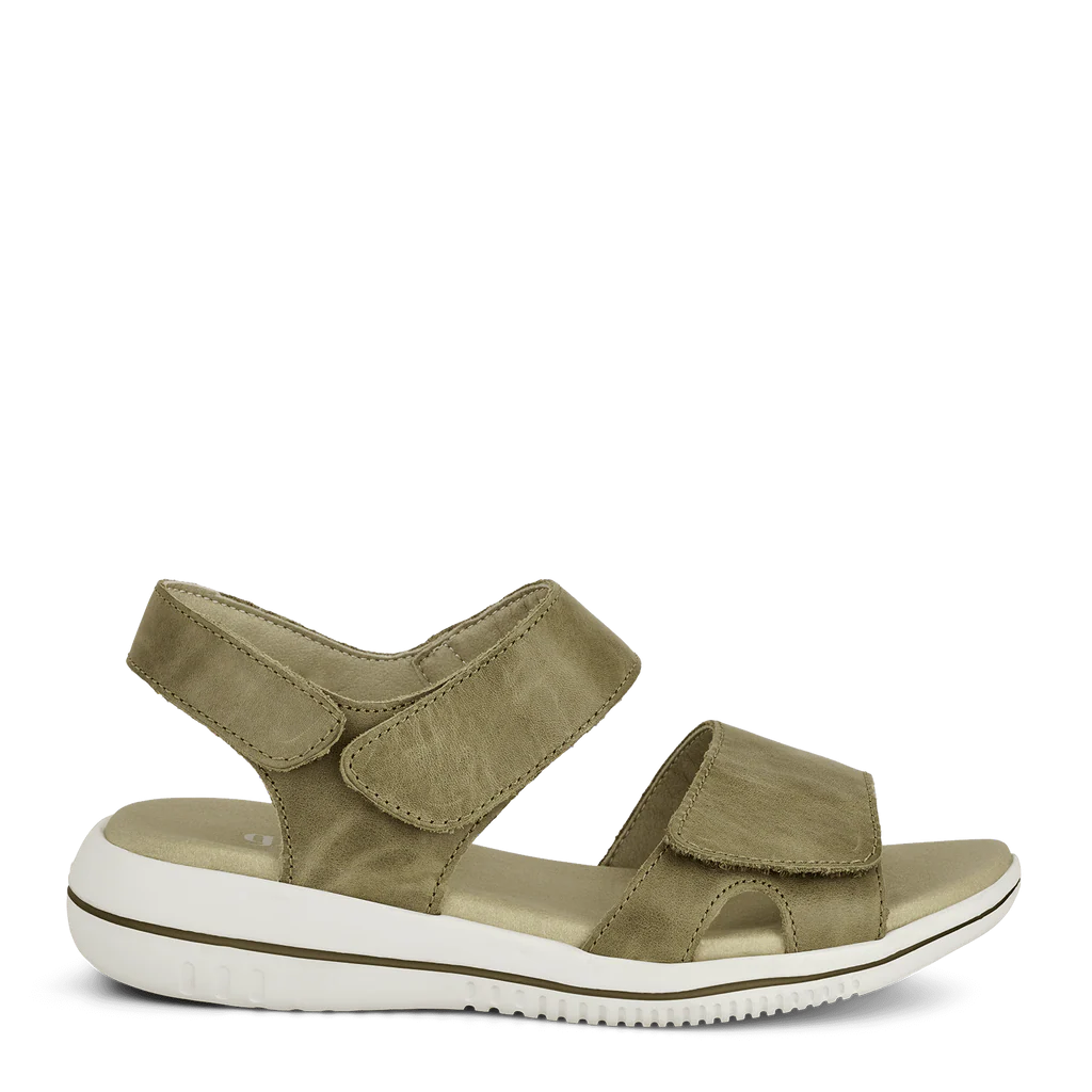 Green Comfort Leaf Sandal Oliven 43