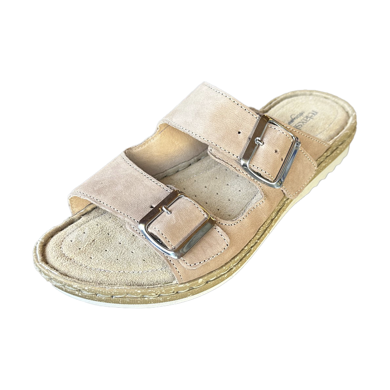 RELAXSHOE SANDAL MED TO REMME ROSA