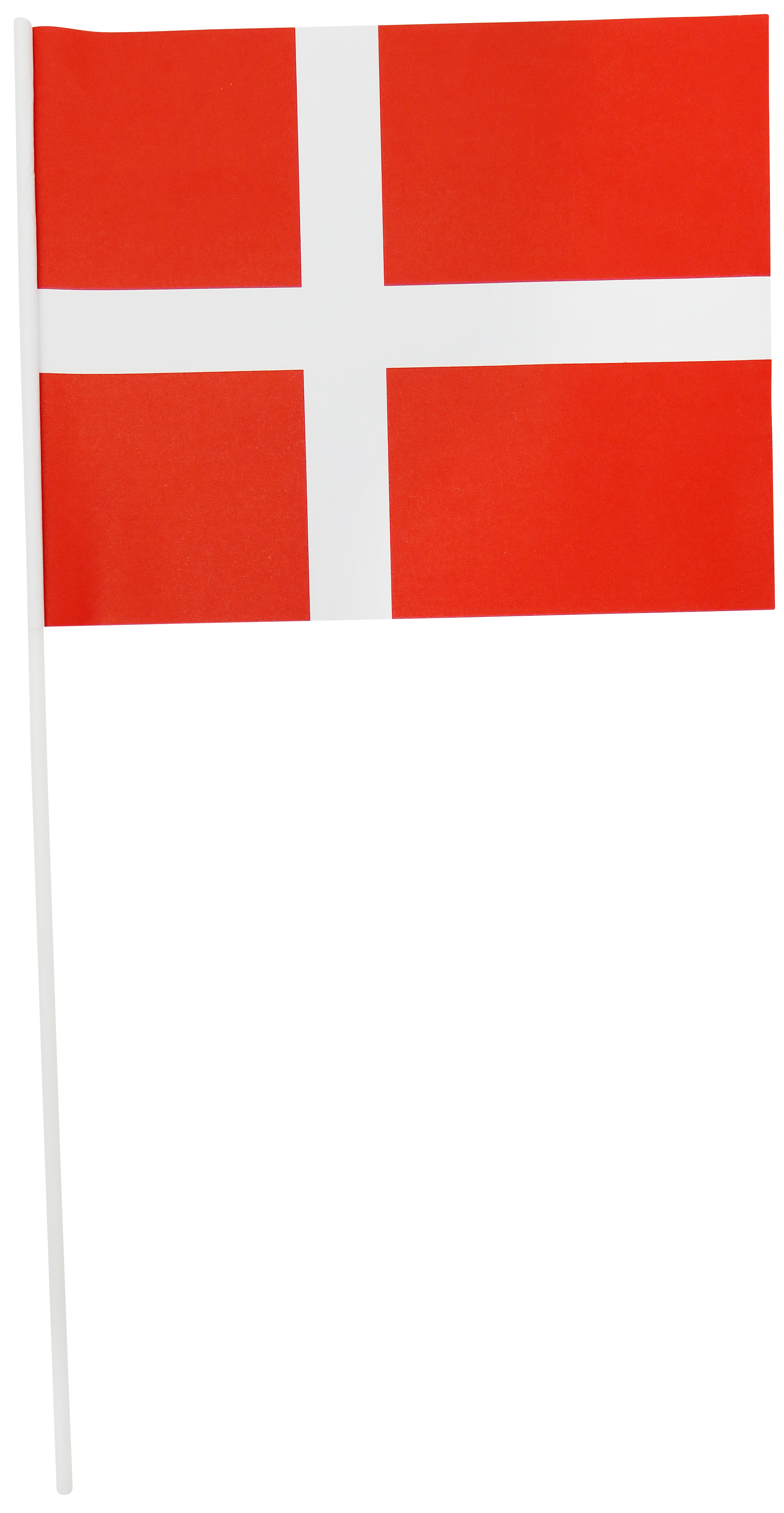 Dannebrogsflag Papir A4 10 Stk.