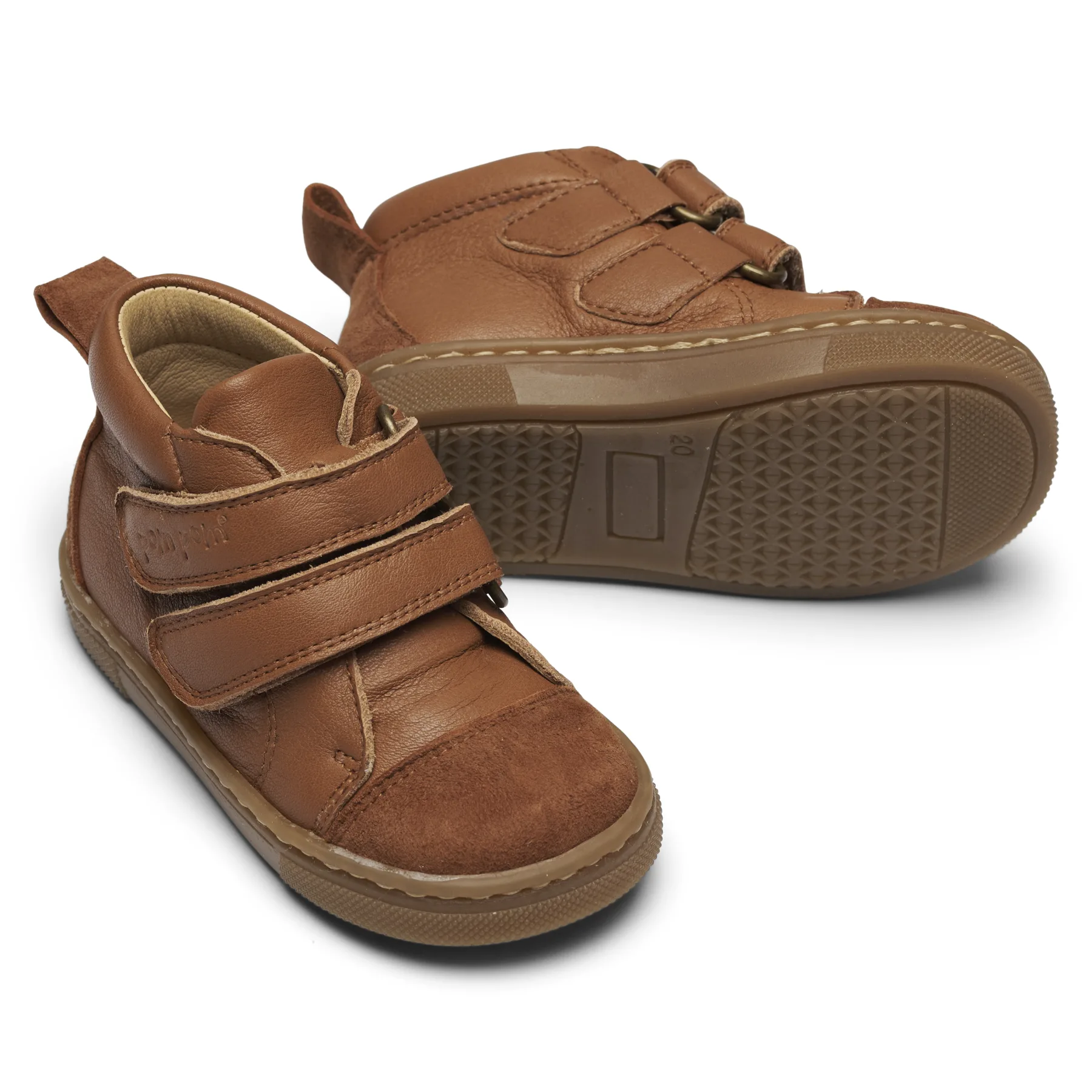 Pom Pom Sneaker Velcro Sko Camel