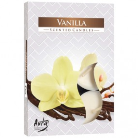 Fyrfadslys Vanilla 6 Stk.
