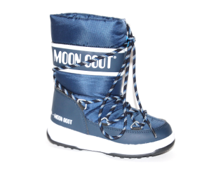 Moon Boot We Sport Jr I Blå Og Hvid